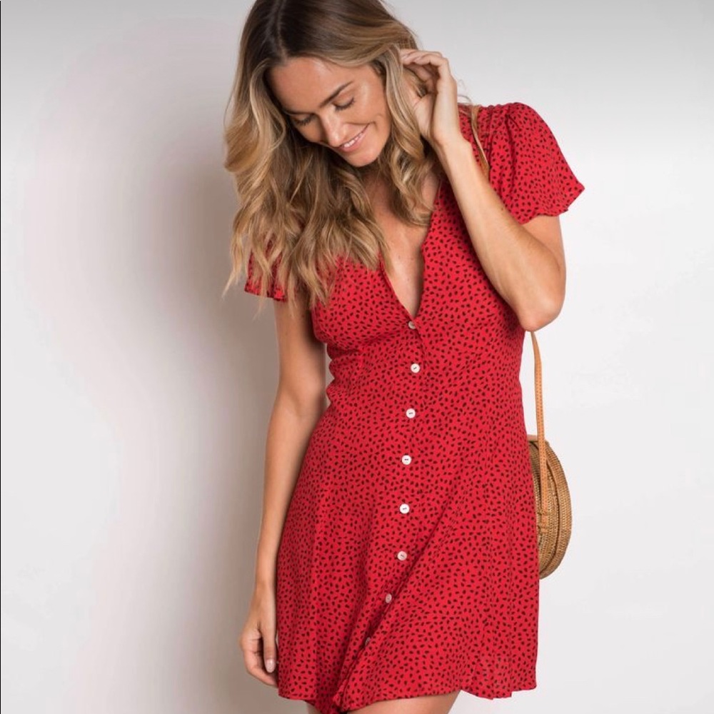 NWT- Beachgold- Lana Dress, Chili Luca